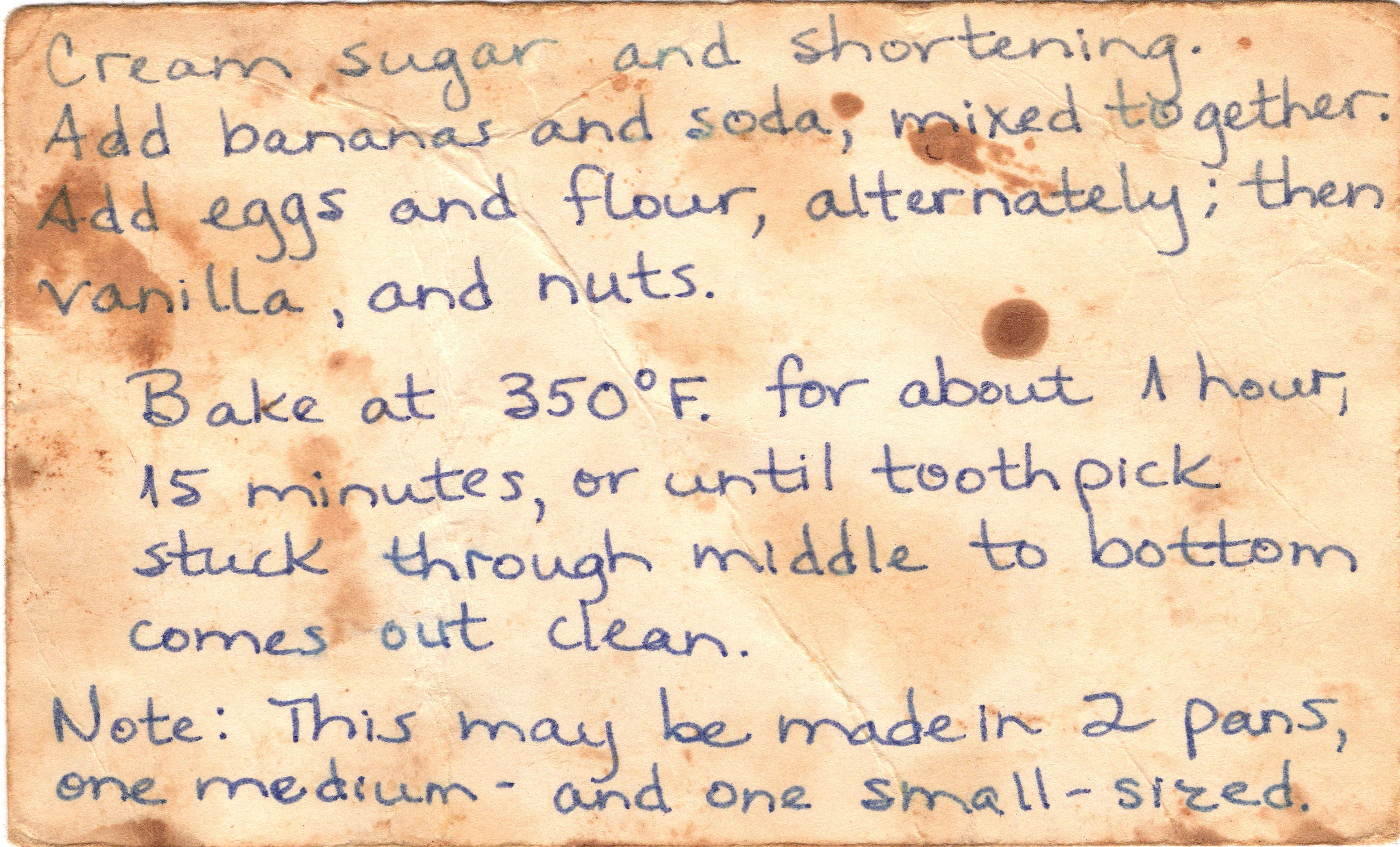 Banana Nut Bread with Frosting recipe card, image 4 of 4