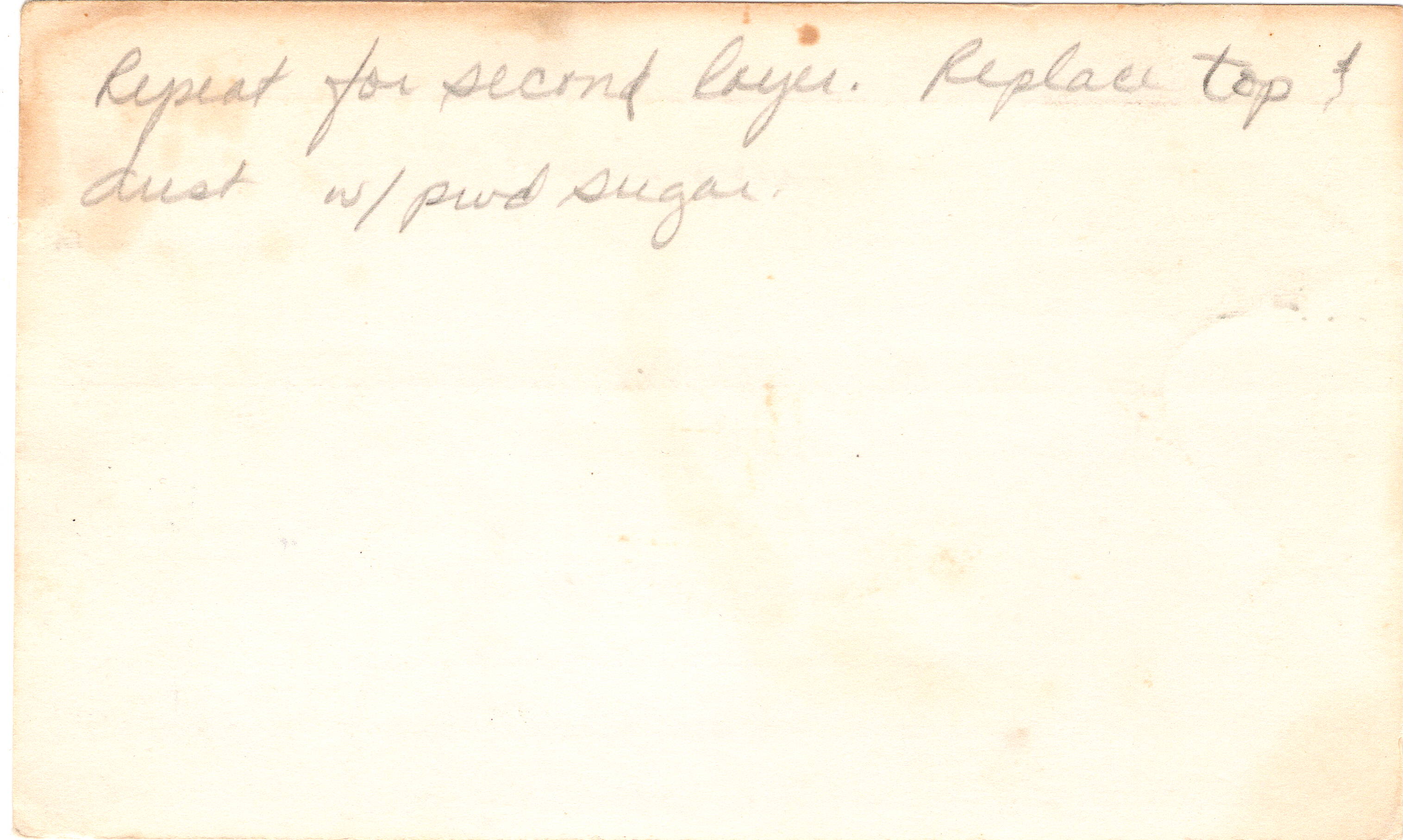 Auntie’s Lemon Cake recipe card, image 2 of 2