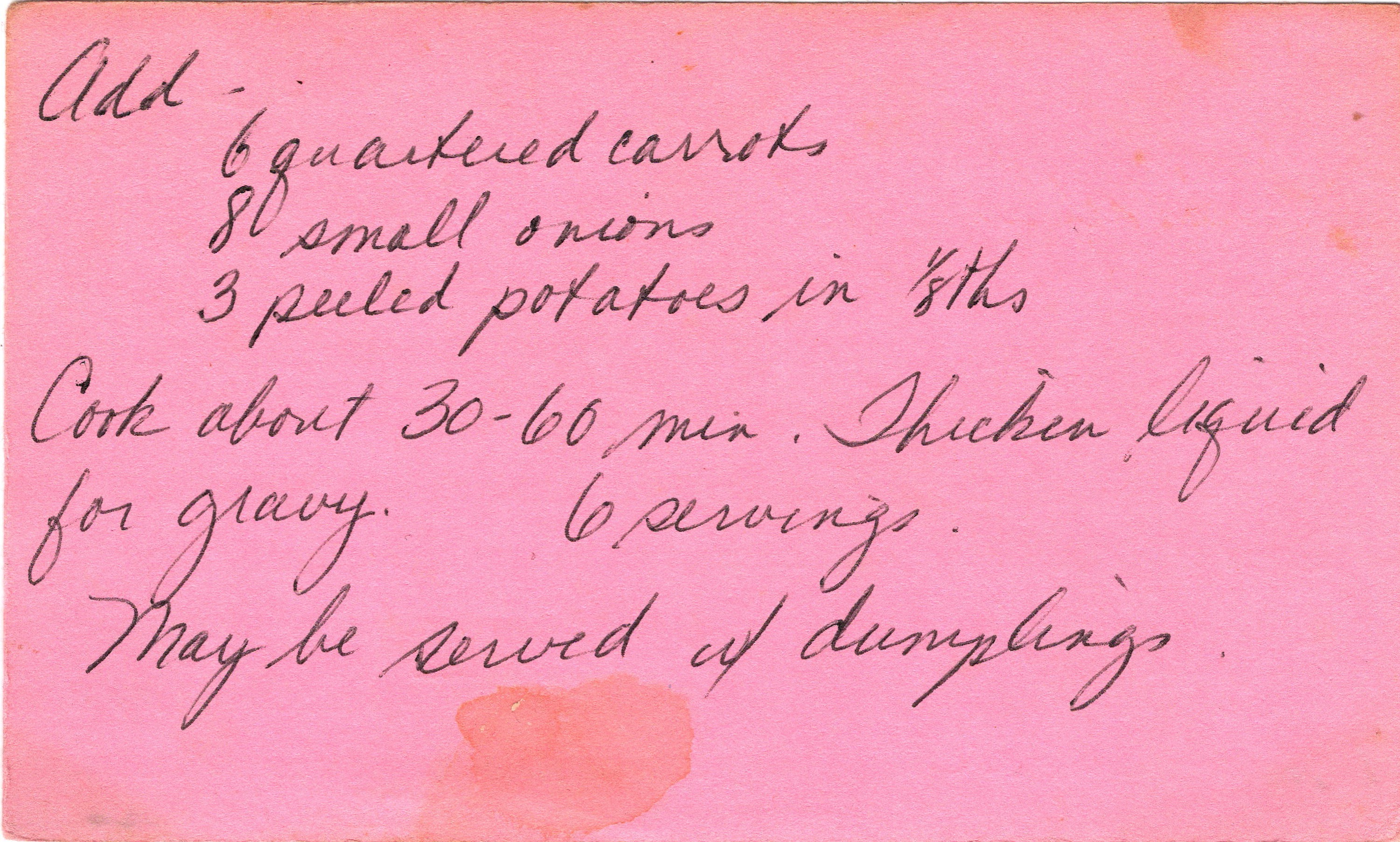 Good Brown Stew recipe card, image 1 of 2