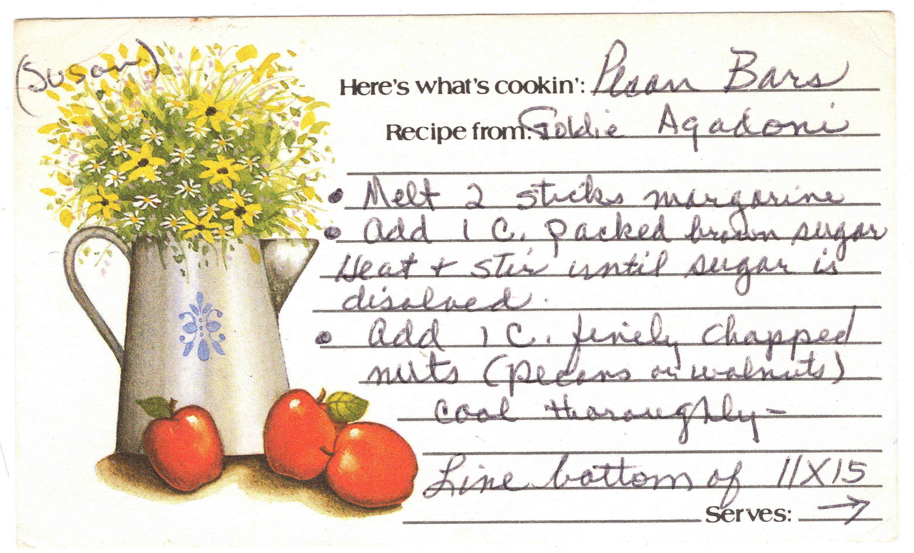 Pecan Bars recipe card, image 1 of 2