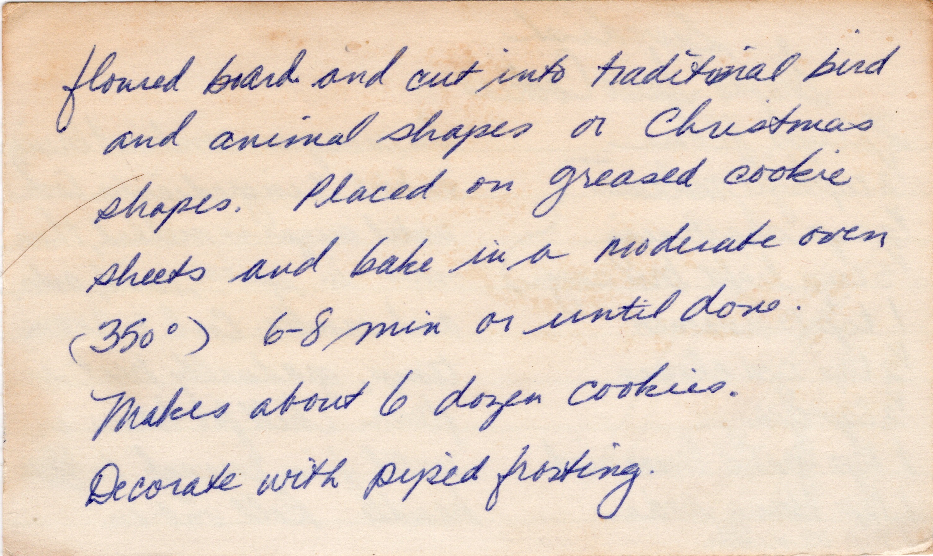 Swedish Shaped Spice Cookies recipe card, image 2 of 2