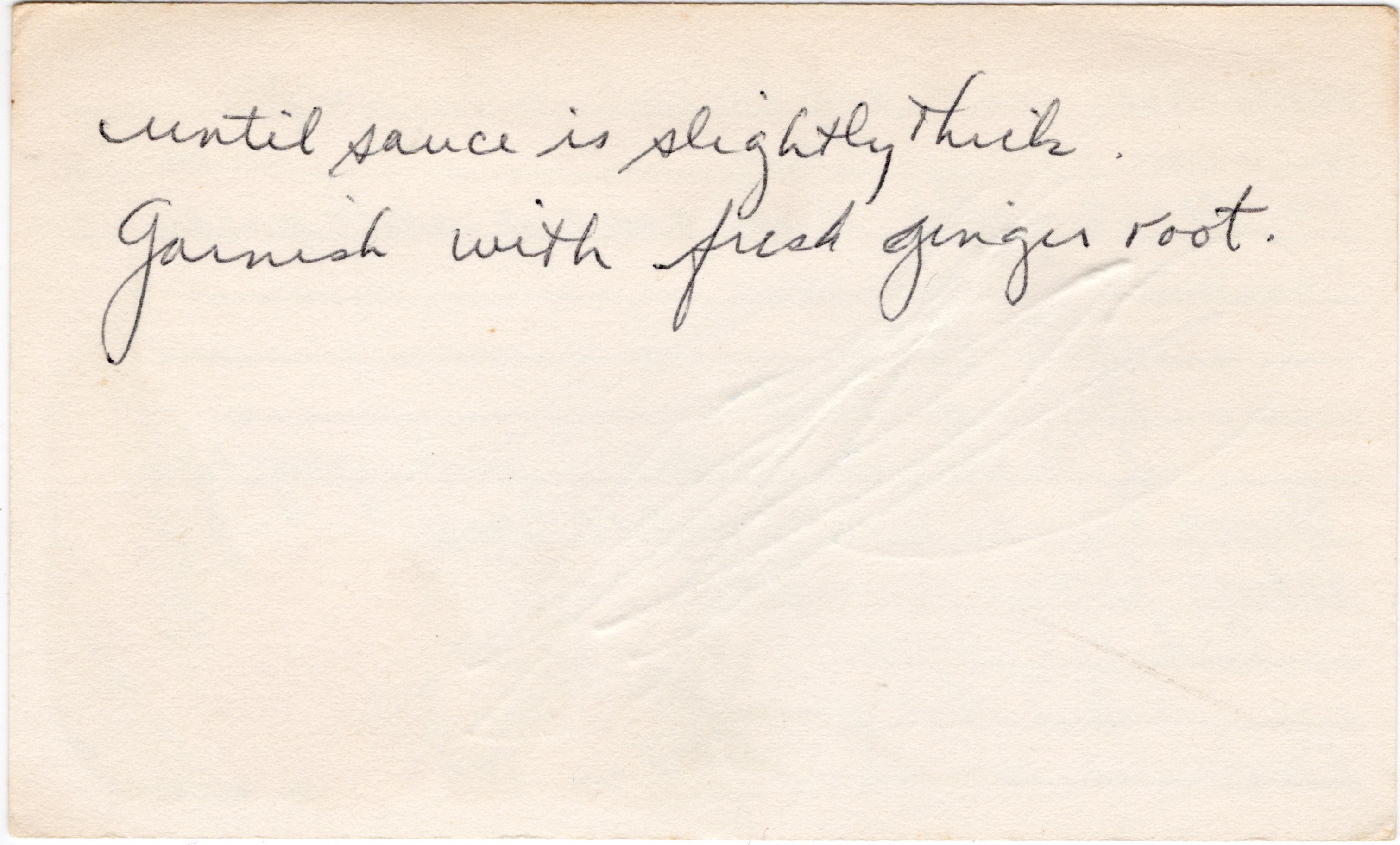 Carp Boiled with Ginger recipe card, image 2 of 2