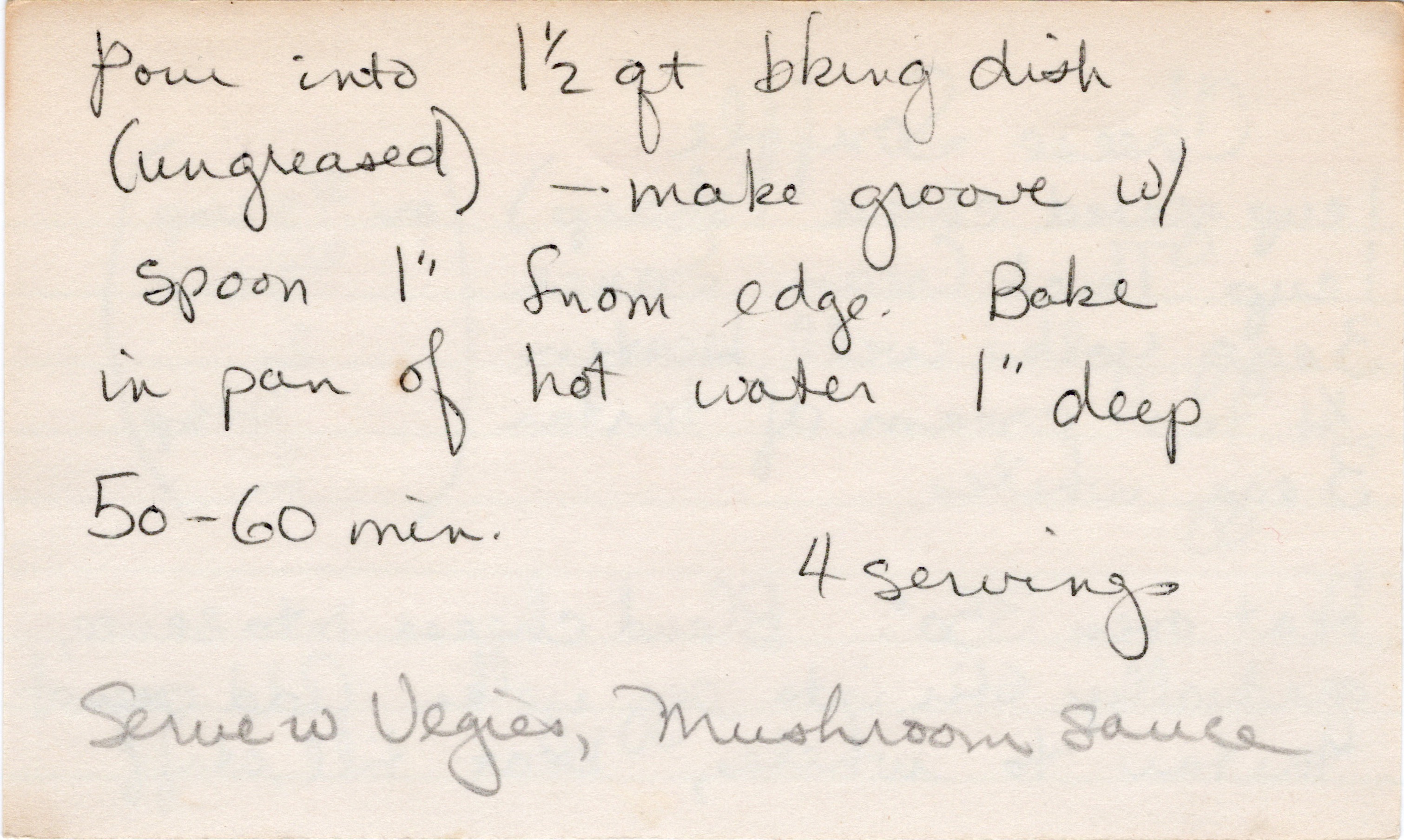 Cheese Souffle recipe card, image 2 of 2