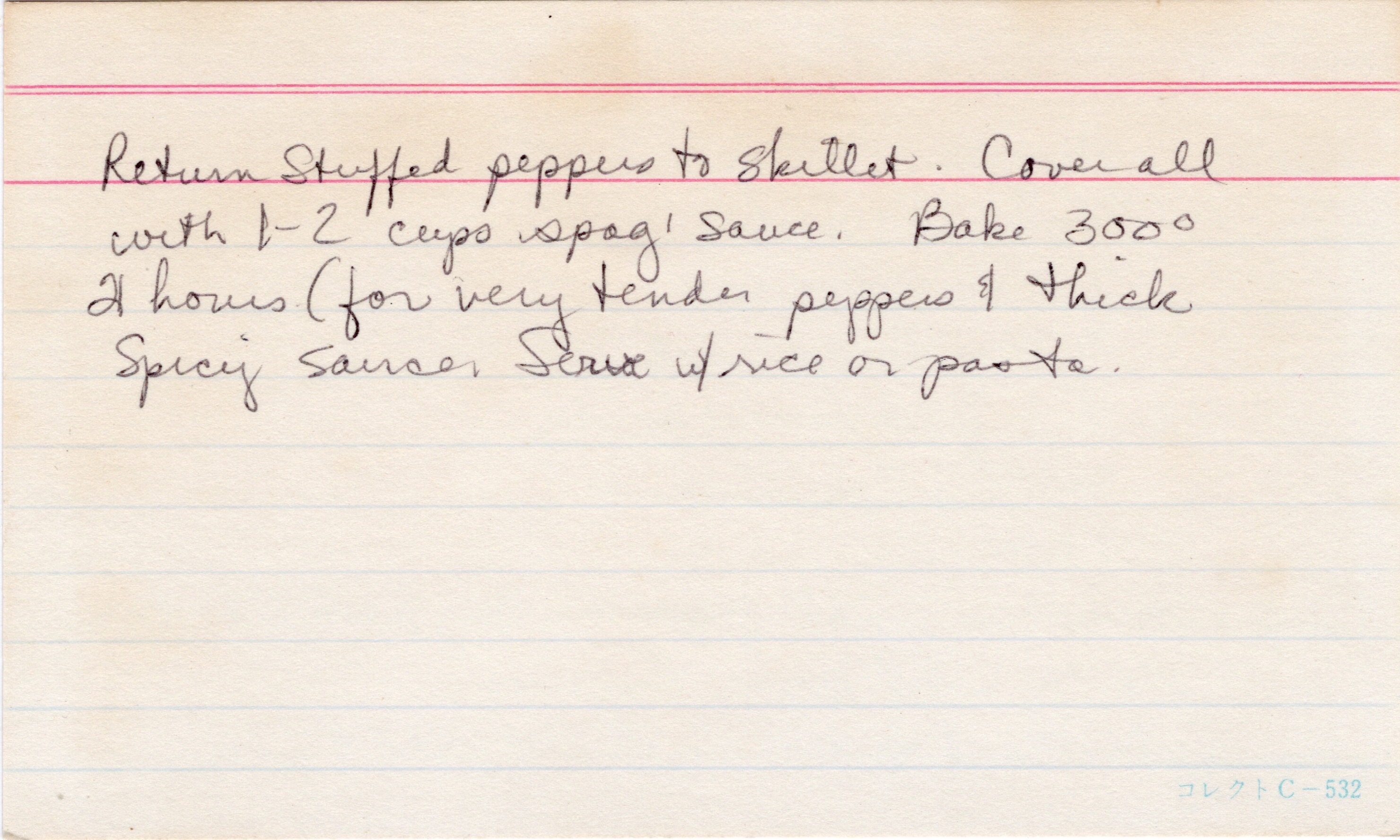 Susan's Stuffed Peppers recipe card, image 2 of 2