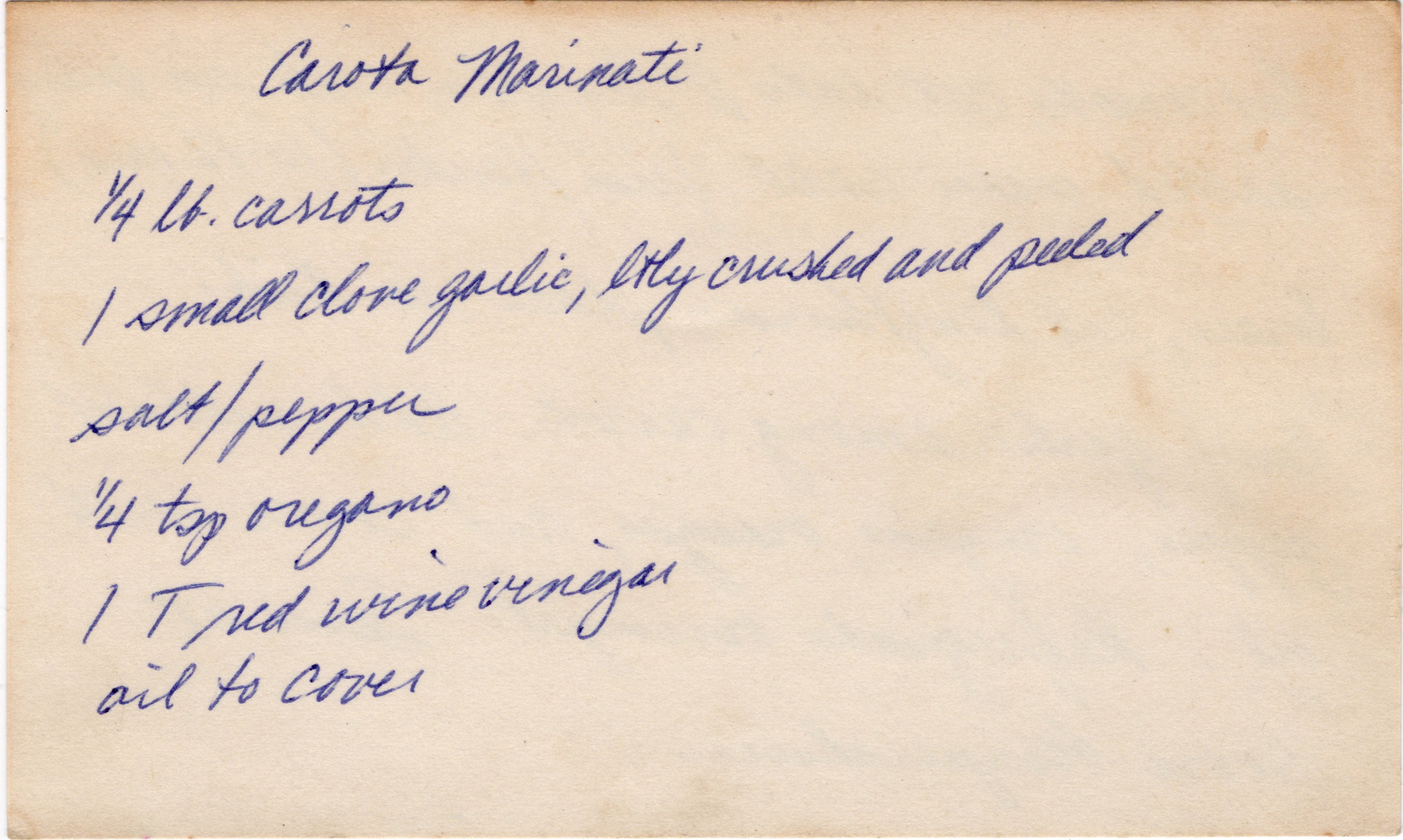 Carota Marinate recipe card, image 1 of 2