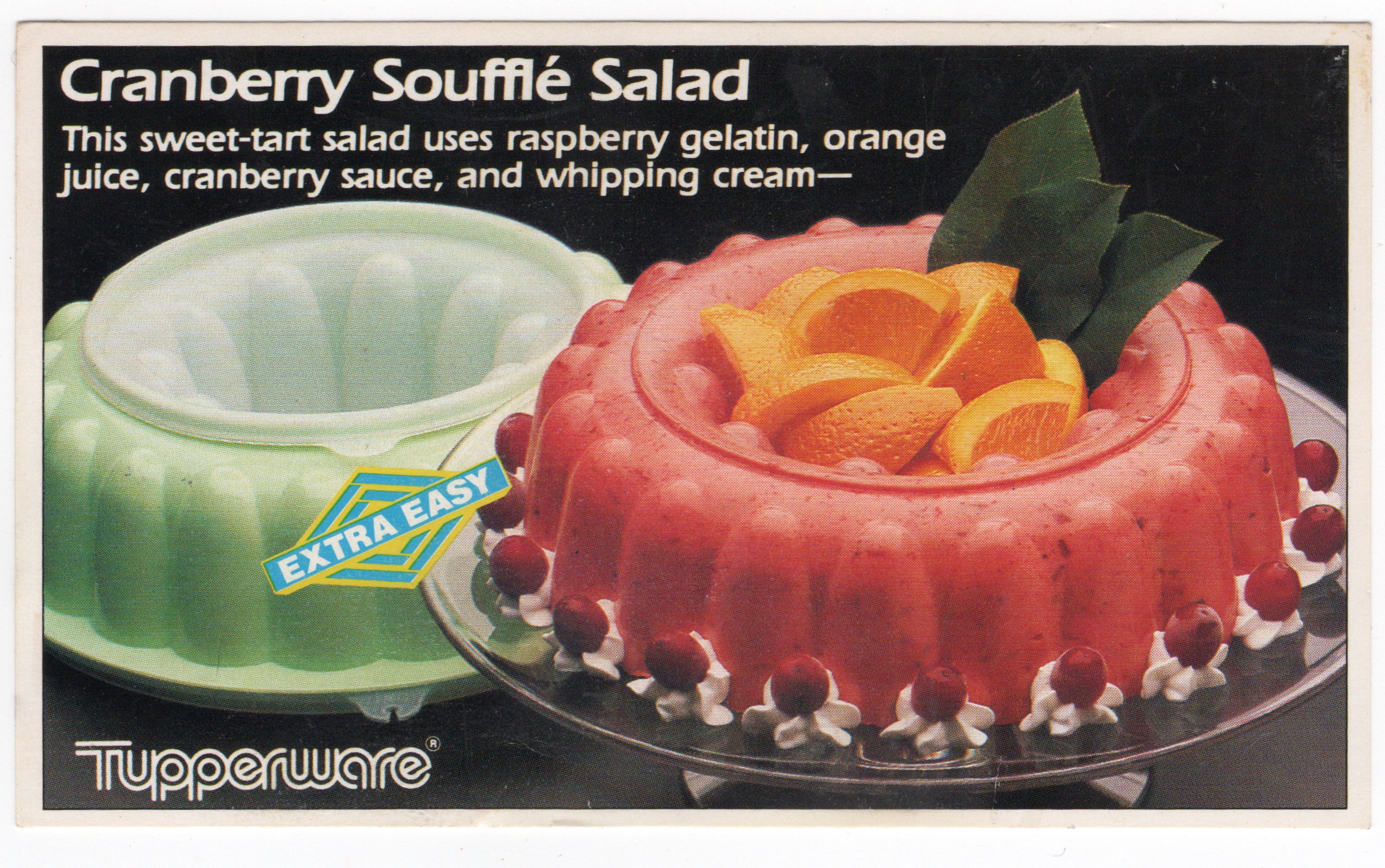 Cranberry Soufflé Salad recipe card, image 1 of 2