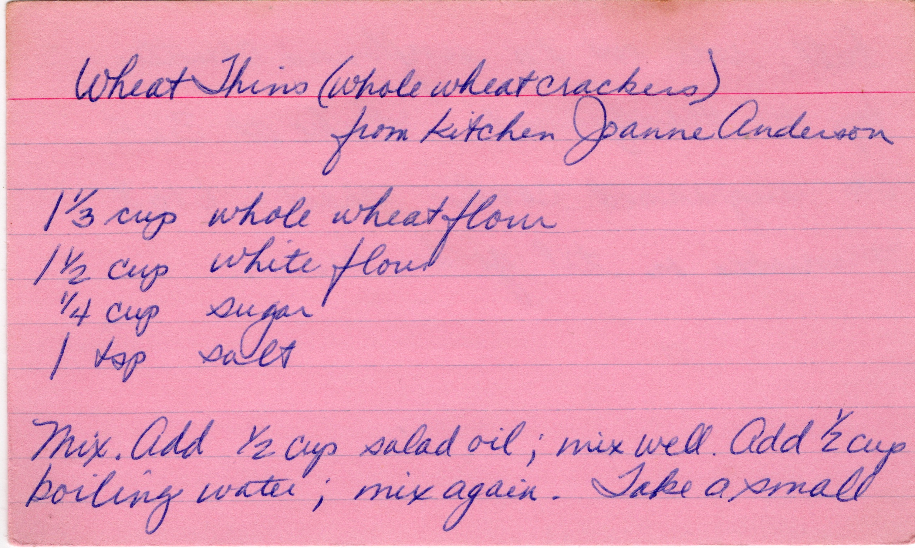 Whole-Wheat Crackers recipe card, image 1 of 2